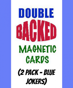 Magnetic Cards (2 pack/Blue Jokers) by Chazpro Magic - Trick