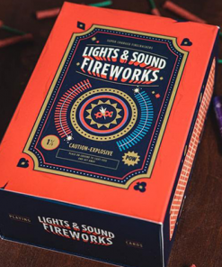 Fireworks (Half-Brick) Playing Cards by Riffle Shuffle
