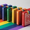 DKNG Rainbow Wheels (Red) Playing Cards by Art of Play