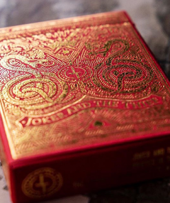 Blood Red Edition V3  Playing Cards by Joker and the Thief