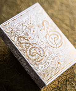 White Gold Edition V3 Playing Cards by Joker and the Thief