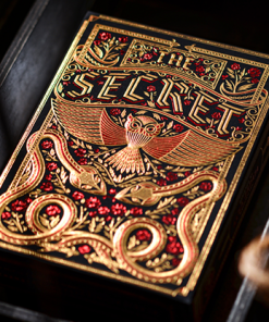 The Secret (Scarlet Edition) Playing Cards by Riffle Shuffle
