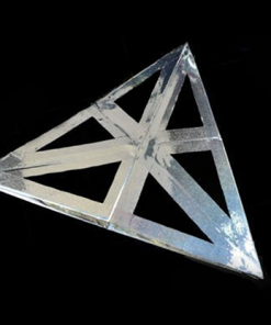 Triangle Change Silk Color by 7 MAGIC - Trick