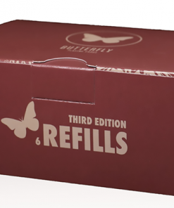 Refill Butterfly Cards Red 3rd Edition (6 pack) by Ondrej Psenicka