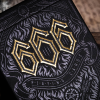 666 (Gold Foil) Playing Cards by Riffle Shuffle