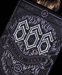 666 (Silver Foil) Playing Cards by Riffle Shuffle