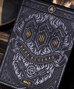 666 Dark Reserves (Bronze Foil) Playing Cards by Riffle Shuffle