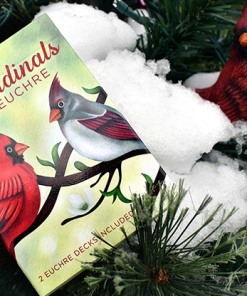 Cardinals Euchre Playing Cards by Midnight Cards