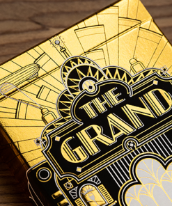 The Grand Golden Glamor Foiled Edition Playing Cards by Riffle Shuffle