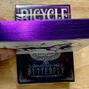 Gilded Bicycle Butterfly (Violet) Playing Cards