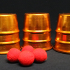 Cups & Balls (Copper) by Zanders Magical Apparatus - Trick