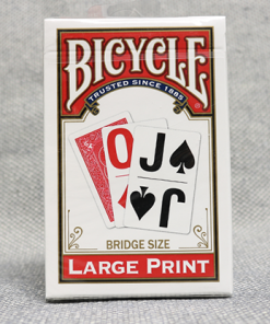 Bicycle Bridge (RED) Large Print by USPCC
