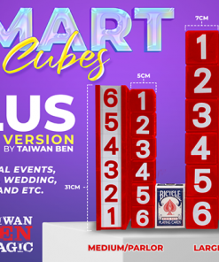 Smart Cubes PLUS RED (Medium / Parlor) by Taiwan Ben - Trick