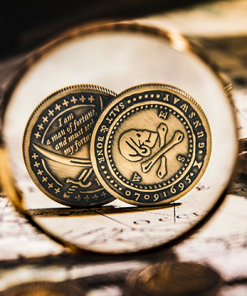 Pirate Coins (Half- Dollar) by Ellusionist