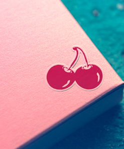 Cherry Casino House Deck Playing Cards (Flamingo Pink)