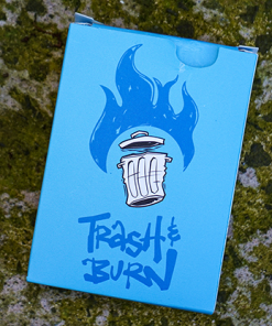Trash & Burn (Blue) Playing Cards by Howlin' Jacks