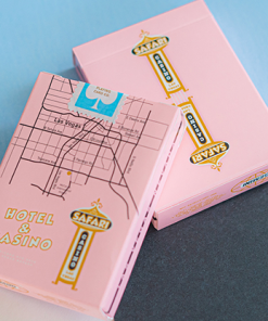 Safari Casino Pink Playing Cards by Gemini