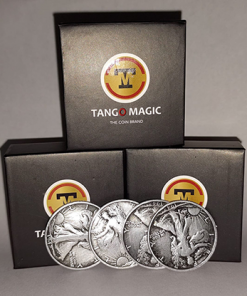Replica Walking Liberty TUC plus 3 coins (Gimmicks and Online Instructions) by Tango Magic - Trick