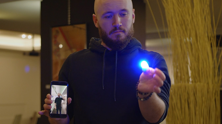 Pro Light 3.0 Blue Single (Gimmicks and Online Instructions) by Marc Antoine - Trick Pro Light 3.0 Blue Single (Gimmicks and Online Instructions) by Marc Antoine - Trick
