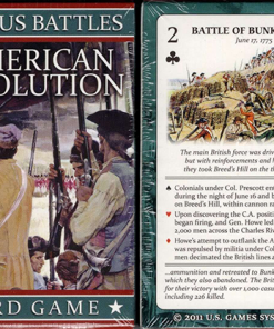 Famous Battles of the American Revolution Playing Cards