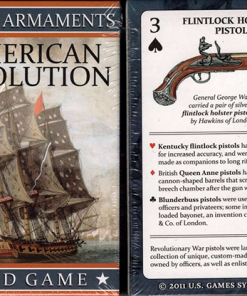 Arms and Armaments of the American Revolution Playing Cards