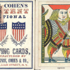 1863 Patent National Reproduction Playing Cards