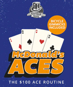 McDonalds Aces (Gimmick and online instructions) by Kaymar Magic - Trick