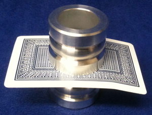 Coin Penetration Cylinder Made of Polished Aluminum