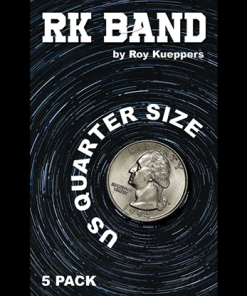 RK Bands Quarter Dollar Size for Flipper Coin (5 per package) - Roy Kueppers