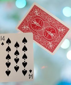 14 of Spades (red) Bicycle