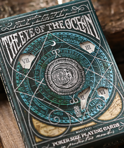 Eye of the Ocean Lunae (Teal) Playing Cards