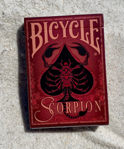 Bicycle Scorpion (Red) Playing Cards