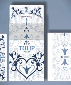 White Tulip Playing Cards Dutch Card House Company