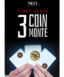 3 COIN MONTE (Gimmicks and Online Instructions) by Vinny Sagoo - Trick