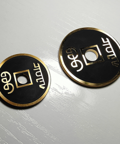 CHINESE COIN BLACK LARGE by N2G - Trick