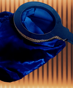 Change Bag with Zipper (Blue Velvet)
