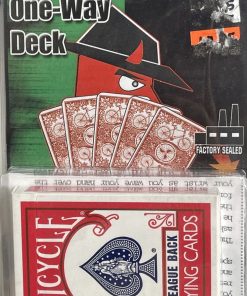 One Way Deck Blue (Factory Sealed) Bicycle Leaque Back