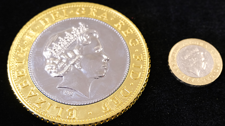 JUMBO £2 (pound sterling) coin - Trick JUMBO £2 (pound sterling) coin - Trick