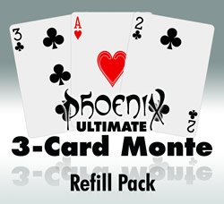 Phoenix Ultimate 3-Card Monte - Refill Phoenix Ultimate 3-Card Monte - Refill