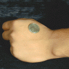 Coin thru the Hand (brass)