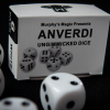 NON GIMMICKED DICE 6 PACK/WHITE by Tony Anverdi - Trick