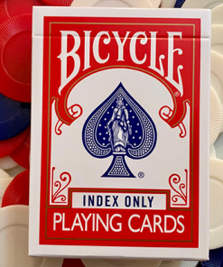 Stripper Bicycle Index Only Red Playing Cards