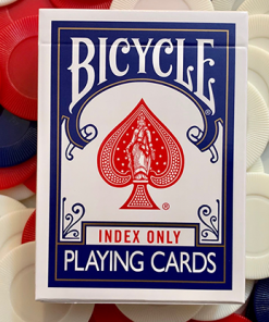 Bicycle Index Only Blue Playing Cards