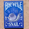 Bicycle Snail (Blue) Playing Cards