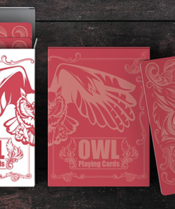 Owl (Red) Playing Cards