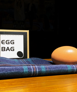 EGG BAG BLUE PLAID by Bacon Magic - Trick