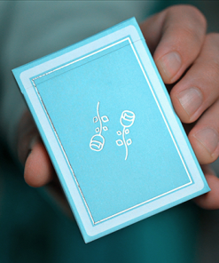 Cold Foil Black Roses Hotel Playing Cards