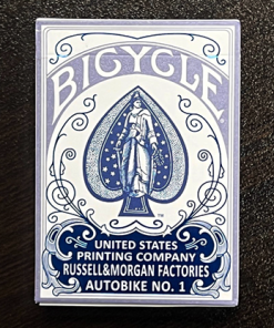 Bicycle Foil AutoBike No. 1 (Blue) Playing Cards