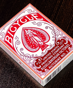 Bicycle Foil AutoBike No. 1 (Red) Playing Cards