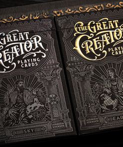 The Great Creator: Earth (Gold Foil) Edition Playing Cards by Riffle Shuffle